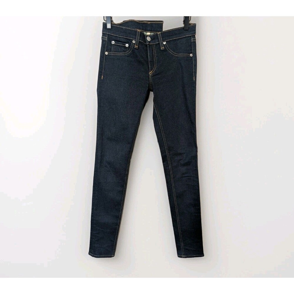 Rag & Bone Legging Jeans Womens 26 Indigo Blue Skinny Stretch Distressed Denim